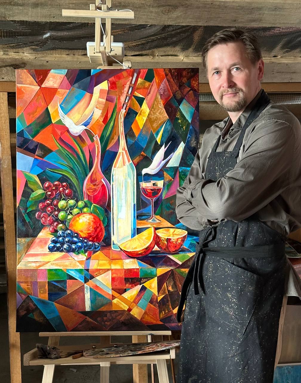 Portrait of Maksym Stasiuk, who works in the Painter, Illustrator, Visual Artist style (Lviv, Ukraine) Photo 2 of 2.